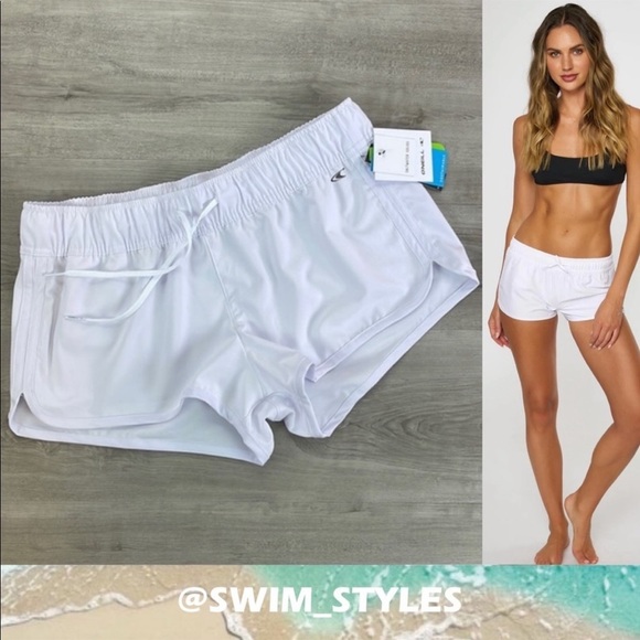 ☀️O’NIELL☀️ LANE 2' STRETCH WHITE BOARD SHORT - Picture 1 of 13